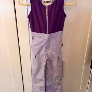 Spyder Purple and Light Purple Ski bib